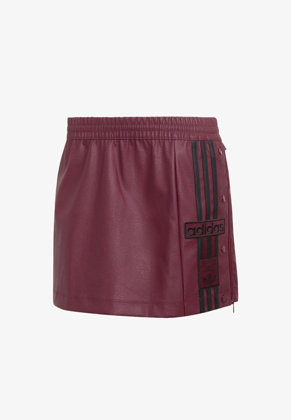 adidas Originals Mini skirt - maroon   black