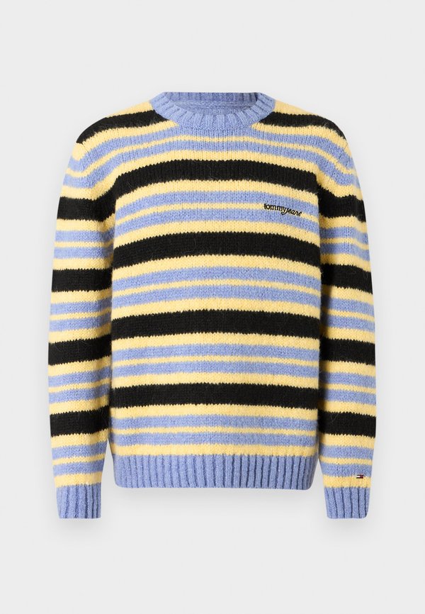 Tommy Jeans LOGO EMBROIDERY STRIPE JUMPER WITH ALPACA