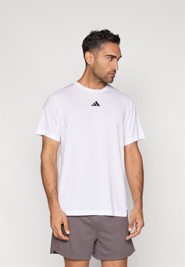 adidas Performance D4T ESSENTIALS - Sports T-shirt - white