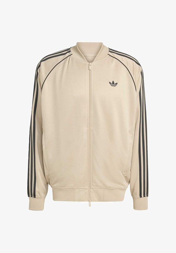 adidas Originals SST TT LOOSE - Bomber Jacket - stone khaki/black