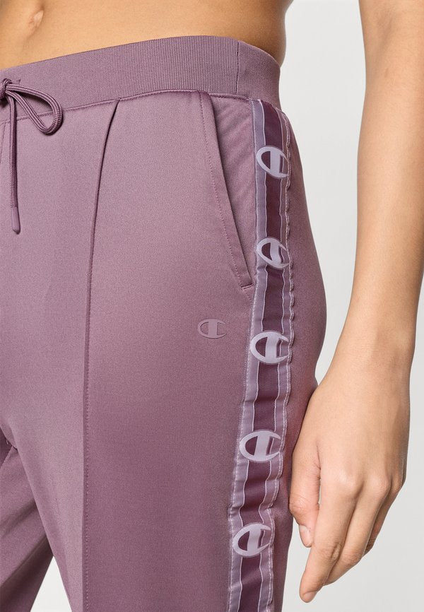 Champion SPORTS INSPIRED INTERLOCK STRAIGHT HEM PANTS WITH TAPE DETAILING