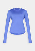 Nike Performance SWIFT - Long sleeved top - sapphire/reflective silver-coloured