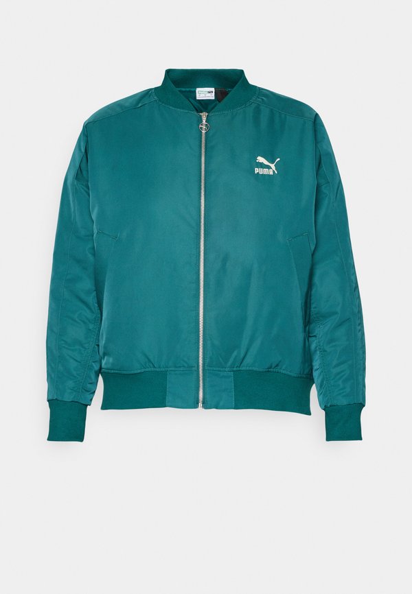 Puma SHINY - Bomber Jacket - malachite