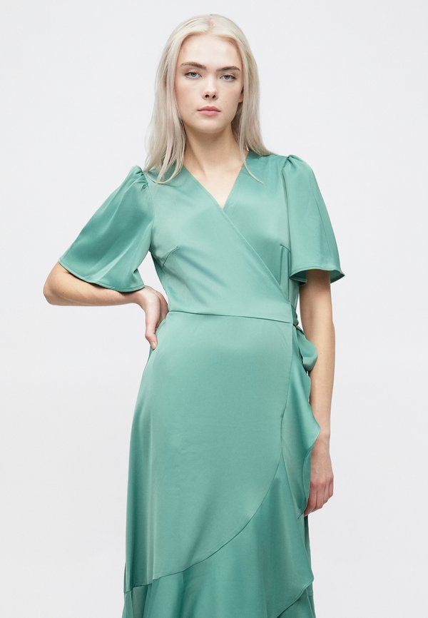 YAS YASTHEA MIDI WRAP DRESS