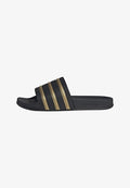 adidas Originals ADIDAS ORIGINALS ADILETTE OG CF SLIDES UNISEX - Pool slides - core black gold-coloured metallic gold-coloured metallic
