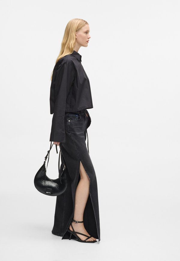 Karl Lagerfeld Jeans SPLIT-HEM HIGH-RISE STRAIGHT