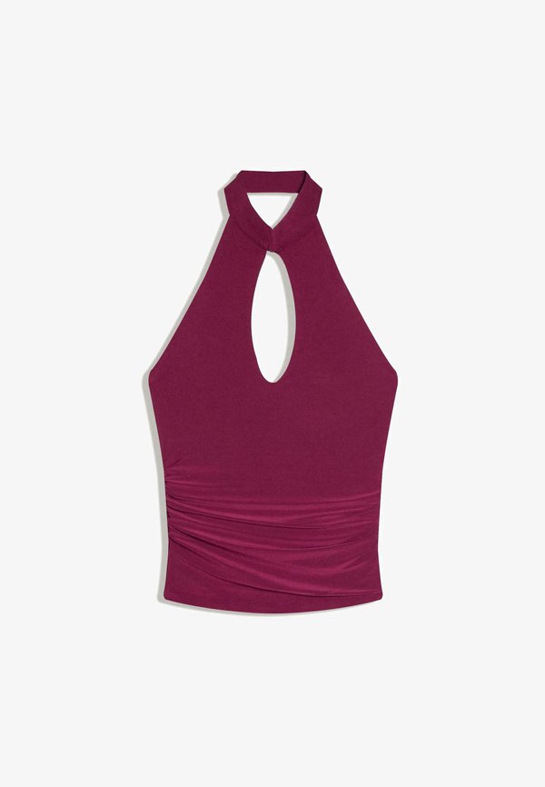 Bershka QIPAO STYLE TOP - Top - light pink
