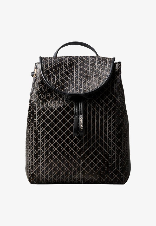Calvin Klein EMBLEM MINI BACKPACK - Rucksack - black