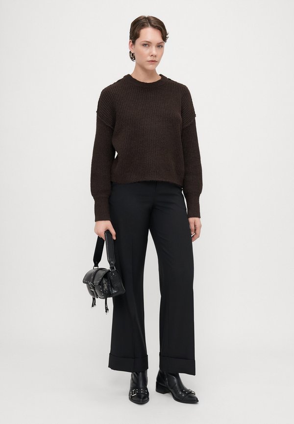 Gina Tricot Tall MID WAIST WIDE TROUSERS