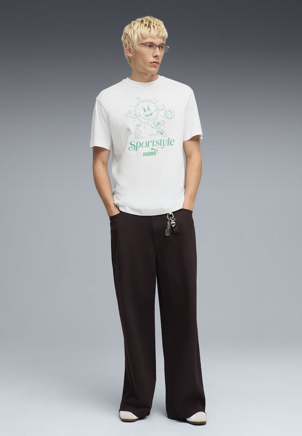Puma GRAPHIC SUN T-SHIRT - Print T-shirt - white