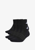adidas Performance CUSHIONED ESSENTIALS ANKLE UNISEX 6 PACK - Sports socks - black/black/white