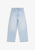 Bershka BARREL - Baggy Jeans - light blue