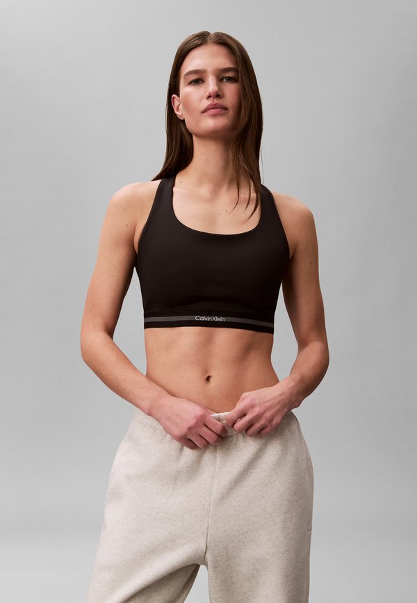 Calvin Klein Performance Light support sports bra - black