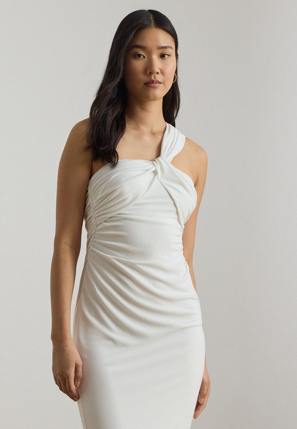 Lauren Ralph Lauren TWIST-FRONT ONE-SHOULDER COCKTAIL DRESS