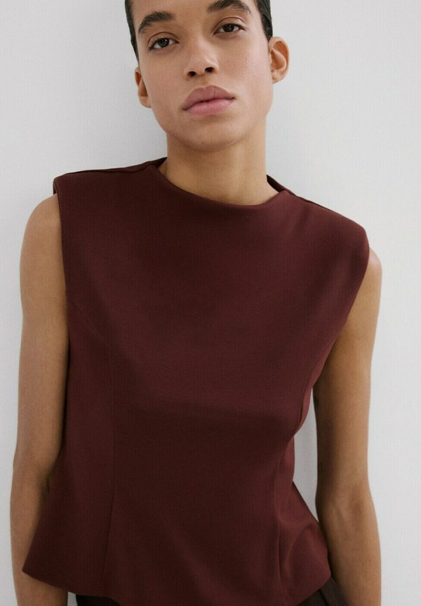 Mango Blouse - bordeaux