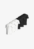 adidas Sportswear 6ER PACK  - Undershirt - schwarz   weiß