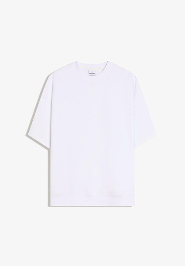 Bershka OVERSIZE - Basic T-shirt - white