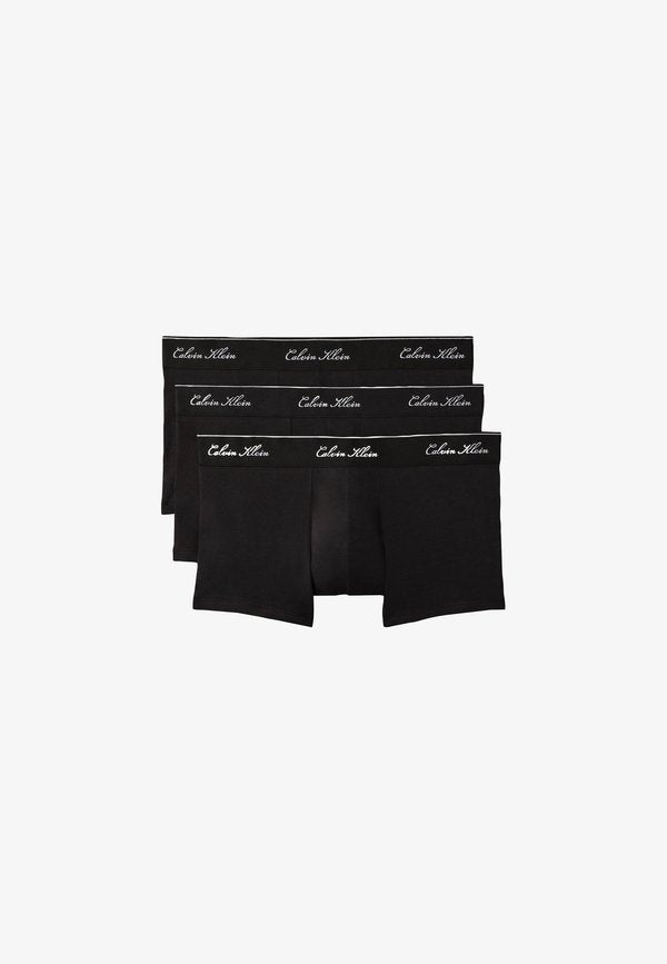 Calvin Klein Underwear LOW RISE TRUNK 3 PACK  - Trunks - black