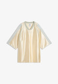 Puma T7 OVERSIZED FUSSBALLTRIKOT - Football jersey - buttercream-créme de mint