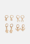 Pieces PCLENNOX EARRINGS 4 PACK