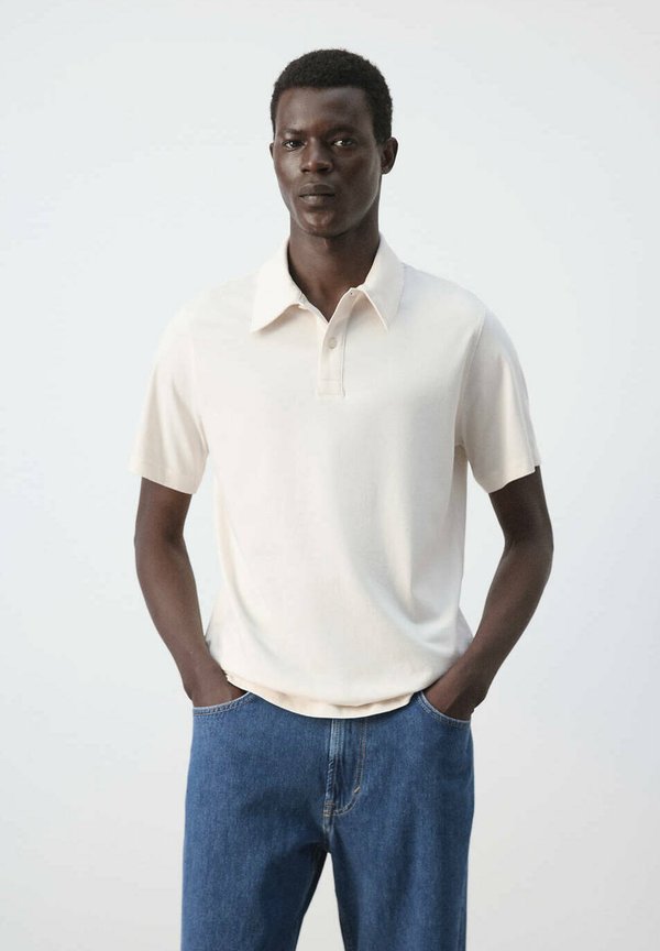 Mango ADULT - Polo shirt - offwhite