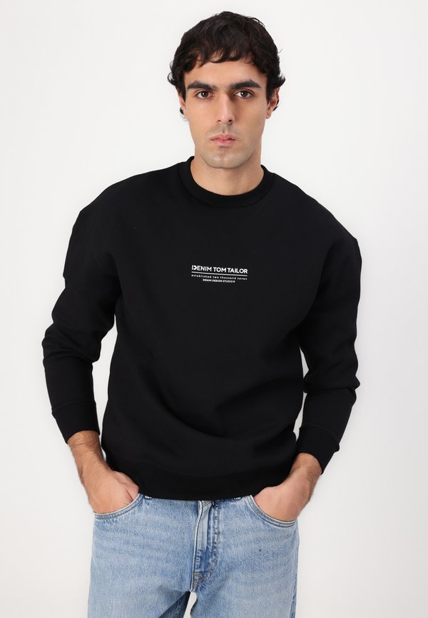 TOM TAILOR DENIM RELAXED PRINTED CREW NECK