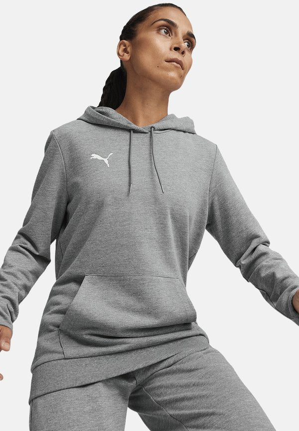 Puma TEAMGOAL CASUALS - Hoodie - grauweiss