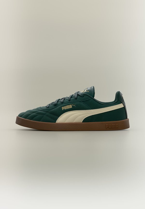 Puma CLUB II INDOOR UNISEX - Trainers - dark green/alpine snow