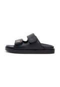 Tommy Hilfiger LEATHER TH MONOGRAM DOUBLE STRAP SANDALS
