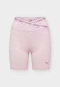 Puma STRONG CROSS FRONT SHORT - Leggings - misty pink