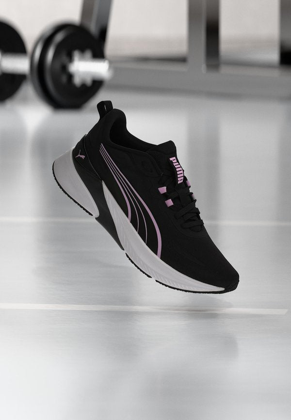 Puma AGILE LITE UNISEX - Training shoe - puma black/mauve glow/puma white