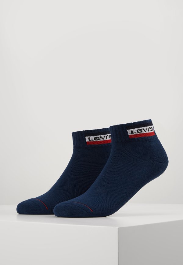 Levi's® MID CUT LOGO 2 PACK - Socks - dress blues