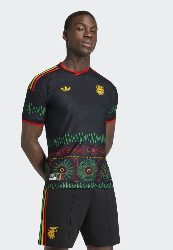 adidas Performance JAMAICA 26 X BOB MARLEY AWAY AUTHENTIC - Sports T-shirt - black