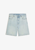 Bershka Denim shorts - light blue