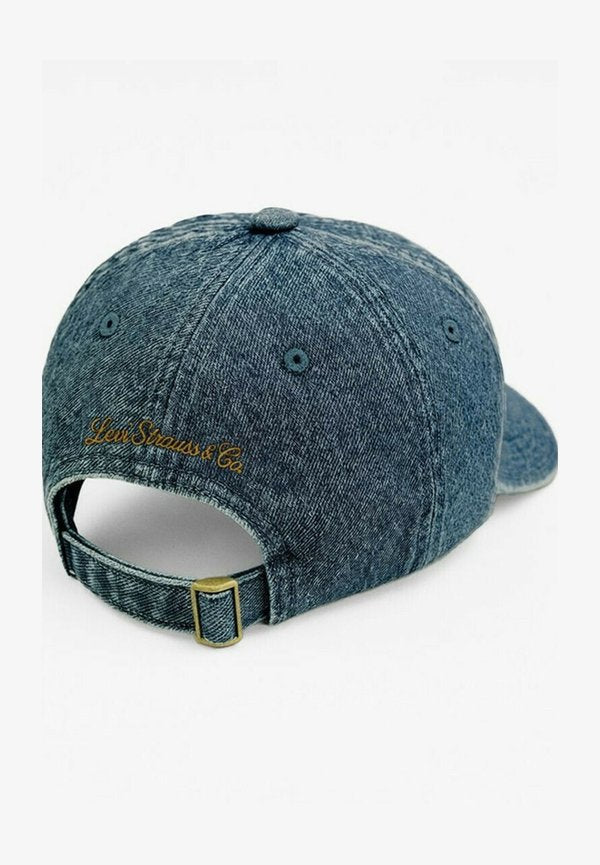 Levi's® W'S VARSITY BASEBALL CAP VINTAGE PINE HA - Cap - vintage pine hats - med indigo - worn in