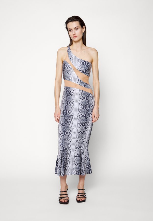 Norma Kamali SNAKE FISHTAIL DRESS TO MIDCALF