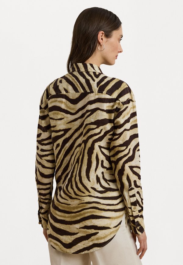 Lauren Ralph Lauren Relaxed fit zebra print linen shirt