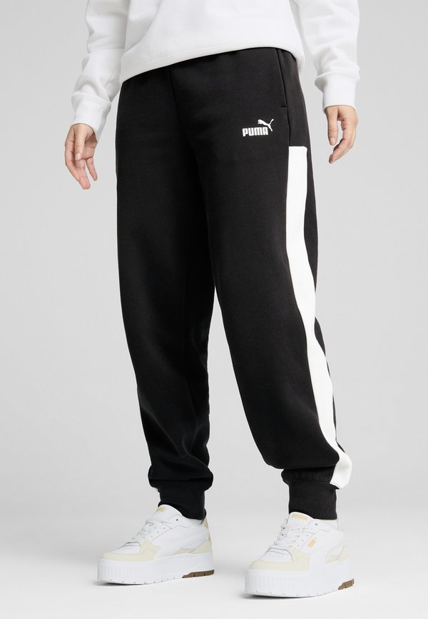 Puma AROUND THE BLOCK  - Tracksuit bottoms - black