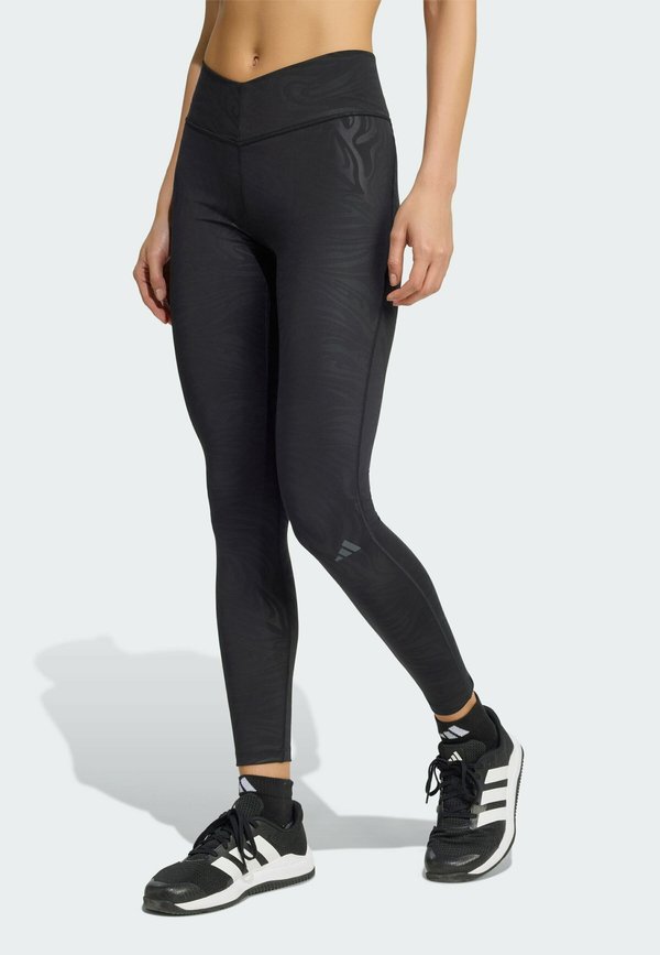 adidas Performance ADIDAS PERFORMANCE ALL ME ESSENTIALS GRAPHICLEGGINGS - Leggings - black