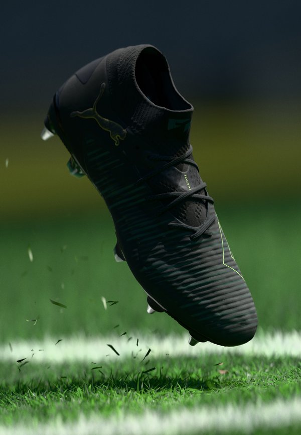 Puma FUTURE 8 ULTIMATE MXSG - Soft-ground football boots - black/fizzy light/green terrain