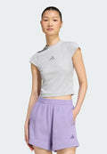 adidas Sportswear Basic T-shirt - light grey heather