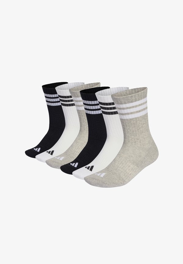 adidas Performance UNISEX 3STRIPES CUSHIONED 6 PAAR PACK - Sports socks - multi