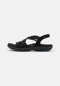 Skechers REGGAE SLIM FIT - Sandals - black gore