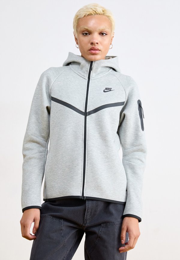 Nike Sportswear Zip-up sweatshirt - dark grey heather/black