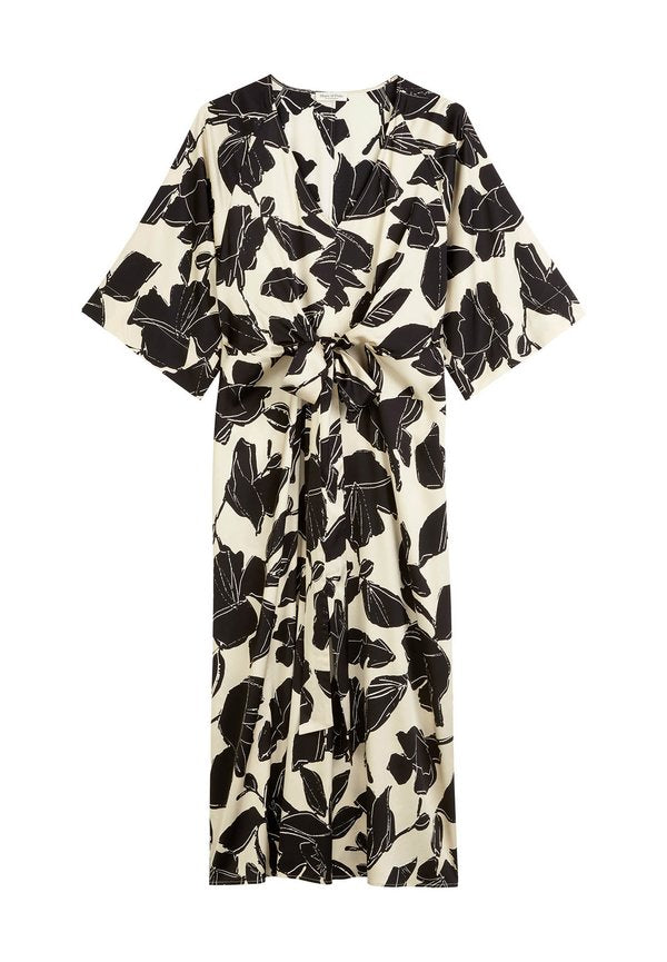Marc O'Polo WRAP-STYLE LONG LENGTH MEDIUM RAGLAN SLEEVES PRINTED