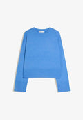 Bershka WITH HEM - Jumper - light blue