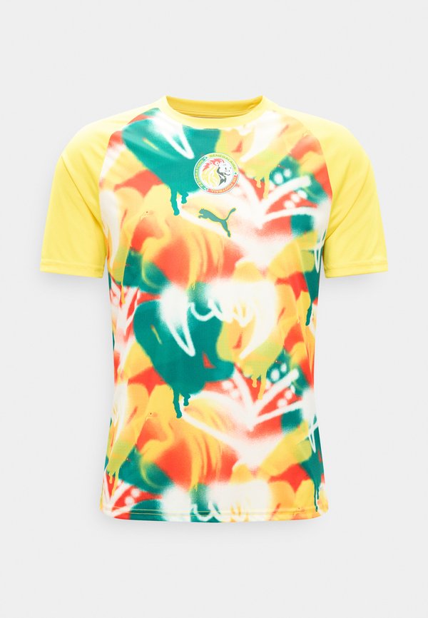 Puma SENEGAL FSF WARM UP - Football jersey - yellow/wild green