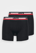 Levi's® MEN LOGO 2 PACK - Boxer briefs - black
