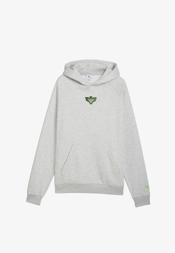 Puma MELO ALWAYZ ON 1 HOODIE - Hoodie - light gray heather- silver