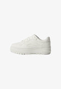 Bershka PLATFORM - Trainers - white